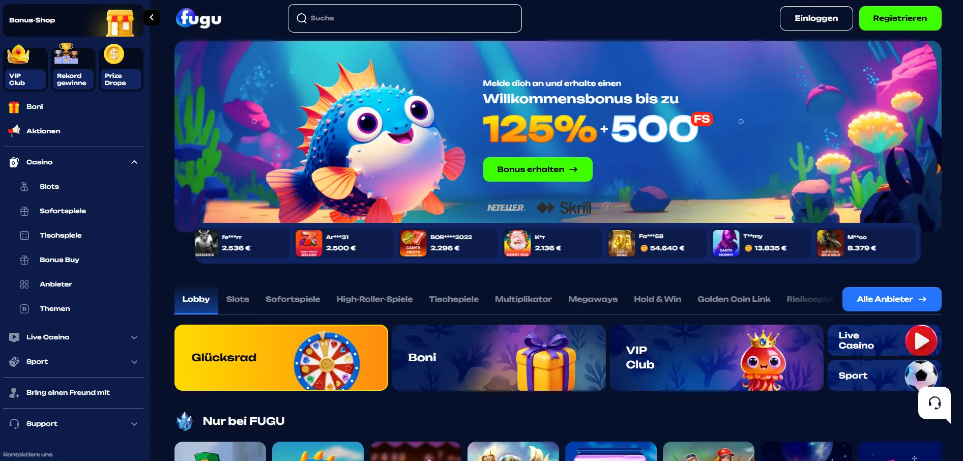 Fugu Casino Anmelden